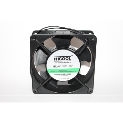 Hicool 12A230HSAC 120x120x38mm Kare Bilezikli 230VAC Aksiyel Fan