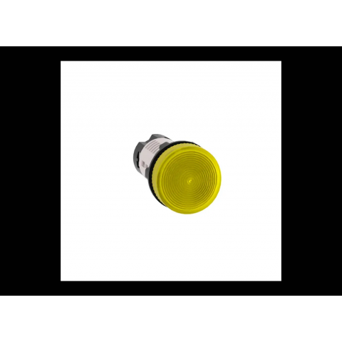 Schneider XB7EV65P yuvarlak pilot ışığı Ø 22 - sarı - BA 9s - <= 250 V - vida kelepç terminali