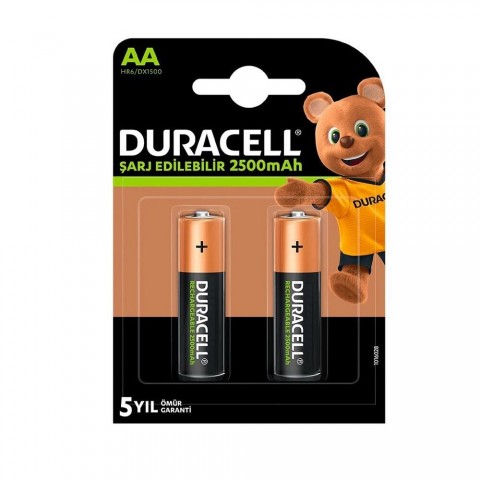 Duracell 1.2V 2500mAh AA Şarj Edilebilir Kalem Pil 2'li Paket