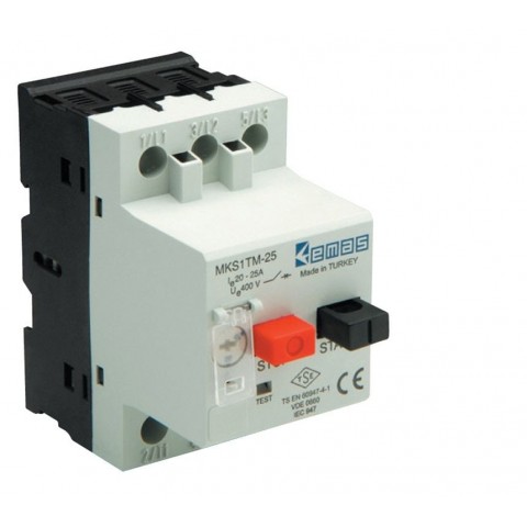 Emas MKS1TM-25 MKS Serisi 20,0-25,0A Motor Koruma Şalteri