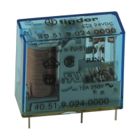 Finder F.40.51.9.024.0000 Minyatür PCB Röle 1 CO 10A 24V DC