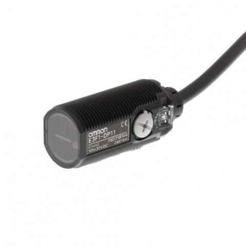 Omron E3F1-DP11 2M M18 PNP 10 Cm Cisimden Yansımalı Sensör