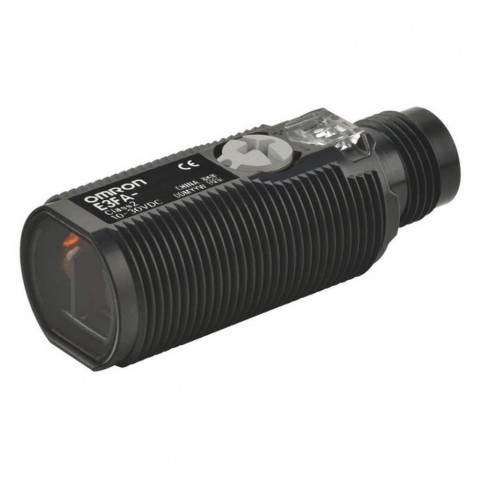 Omron E3FA-DP23 1M PNP M18 Cisimden Yansımalı Sensör